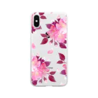 ひのいろ研究室　購買部の花逍遥 Soft Clear Smartphone Case