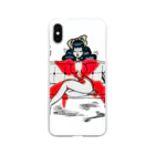 AsakaOsakaのQueen's collection Soft Clear Smartphone Case