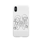 amenoasa(雨の朝)のマスクの下で Soft Clear Smartphone Case