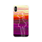 シンプルなグッズ やこ屋の夕色の彼女 Soft Clear Smartphone Case