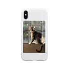 shumoreのJOJO　#猫　#ネコ　#ねこ Soft Clear Smartphone Case