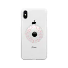 hkr_szkの充血おめめ Soft Clear Smartphone Case