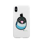 LOVEBIRD BOTANのLOVEBIRD BOTAN 前向き ソフトクリアスマホケース