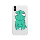 オリジナル　PLUSのかわいい恐竜 Soft Clear Smartphone Case