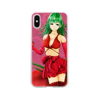 chicodeza by suzuriのトマトの妖精 Soft Clear Smartphone Case