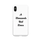 A Thousand Bad TimesのLOGO TｰSHIRT Soft Clear Smartphone Case