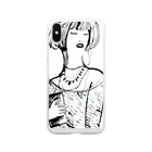 _F_U_T_A_N_J_I_のゴージャス姉さん Soft Clear Smartphone Case