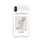 mikepunchのYOUR FLOWER LOVE Soft Clear Smartphone Case