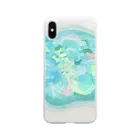 シマトネリ子の抽象画1 Soft Clear Smartphone Case