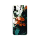 USUSHIOの道端の花 Soft Clear Smartphone Case