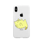 Sukochatoraのゆるい猫くん Soft Clear Smartphone Case