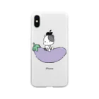 ハムスター絵日記のうしくん Soft Clear Smartphone Case