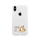 Studio HonWaccaのCOFFEE CAT Soft Clear Smartphone Case