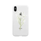 emi flowerのかすみ草のある生活 Soft Clear Smartphone Case