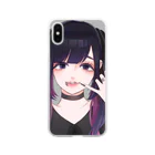 病みかわﾁｬﾝのメンヘラ地雷ちゃん Soft Clear Smartphone Case