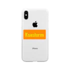 コーストーム　Koastormのコーストーム　ロゴ Soft Clear Smartphone Case