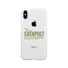 kimchinのカタパルト CATAPULT ロゴ Soft Clear Smartphone Case