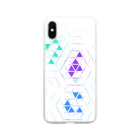 pluto51のモザイクうなぎスマホケース Soft Clear Smartphone Case