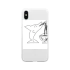 枝豆柴のいるかくん Soft Clear Smartphone Case