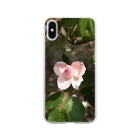 yumiの薔薇～リボン Soft Clear Smartphone Case