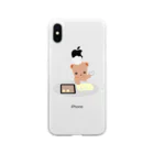 ほぼ動物園のクッキーとクマさん Soft Clear Smartphone Case