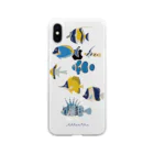 Astrio SUZURI店のお魚いろいろ 縦2 Soft Clear Smartphone Case