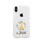 ウサギダイスキのin Field ロゴ Soft Clear Smartphone Case