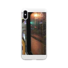 ちむちゃの気ままにストアの今日は雨だからバスに乗ろうかな Soft Clear Smartphone Case