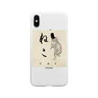 commonsenceの鳥獣戯画シリーズ「ねこ｝ Soft Clear Smartphone Case