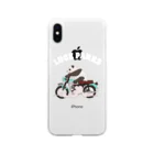 ラックパンクスのバイク乗りのパンダ Soft Clear Smartphone Case