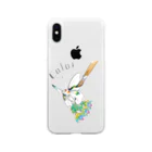 カンザシフウチョウのカラフル０１ Soft Clear Smartphone Case