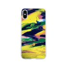 yjb_22のfluidart_rmmdl Soft Clear Smartphone Case