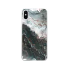 yjb_22のfluidart_jlamdl Soft Clear Smartphone Case