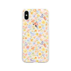 Neo_louloudi(ネオルルディ)のsmall flwer garden(yellow) Soft Clear Smartphone Case