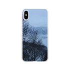 グラミーの雪山の写真 Soft Clear Smartphone Case