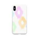 四季彩のカラフルダイヤ Soft Clear Smartphone Case