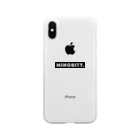 mincora.のMINORITY.　- black ver. 02 - Soft Clear Smartphone Case