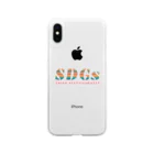 mincora.のSDGs - think sustainability Soft Clear Smartphone Case