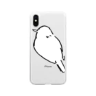 ねこうつぼの鳥だけ Soft Clear Smartphone Case