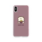 シメサバさんのお店のパン人 Soft Clear Smartphone Case