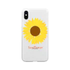 りこのお店のSunflower Soft Clear Smartphone Case