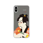 陽気絵屋(Yo-U-Ki-e, ya)-POP浮世絵のYo-U-Ki-e「市川男女蔵」（浮世絵）スマホケース ソフトクリアスマホケース