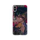 幽霊の「」 Soft Clear Smartphone Case