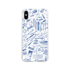 文具王の文具王ロゴマーク Soft Clear Smartphone Case