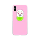 みかのもよねこ Soft Clear Smartphone Case