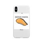 想くん'sショップのサーモンマニア。 Soft Clear Smartphone Case