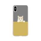 ねこ妖怪の猫 Soft Clear Smartphone Case