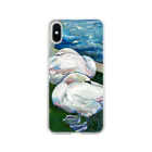 KACHA のswan🦢🦢 Soft Clear Smartphone Case