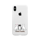 ももねこのチロちゃんファミリー Soft Clear Smartphone Case