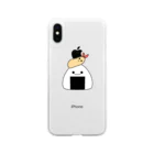 Imsk (ｱｲﾏｽｸ)の天むすくん Soft Clear Smartphone Case